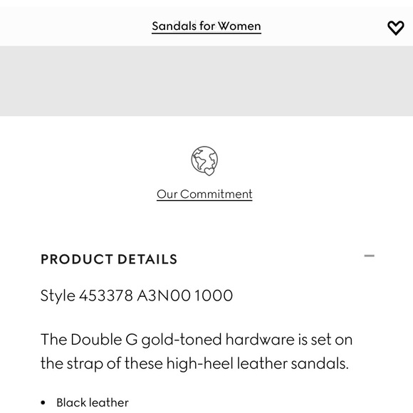 Just in time for Christmas!! Authentic Gucci sandals heels. Worn a few times. - Picture 2 of 7